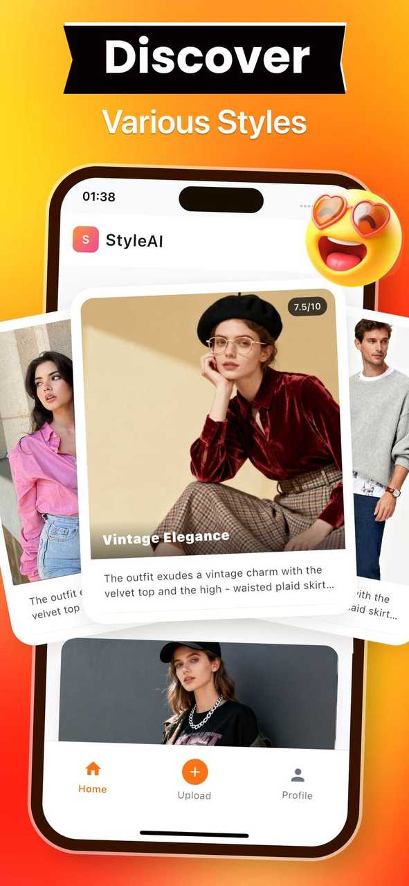 Zevi App Screenshot - Style Discovery